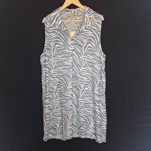 NWT Casa Cabana Lightweight Soft Shirtdress Size XL Comfy Casual Beach Vacation